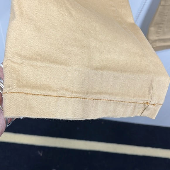 Denim & Co Womens Khaki Pants 16 Tan Pull-On Stretch Waist Back Pockets NWOT - Picture 4 of 10